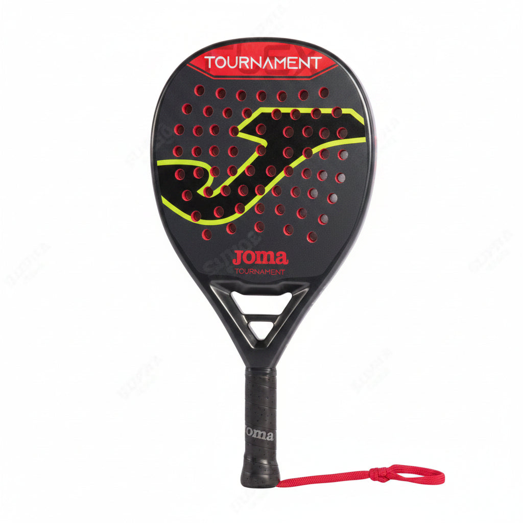 Pala Padel Joma Tournament Flex Negro Rojo