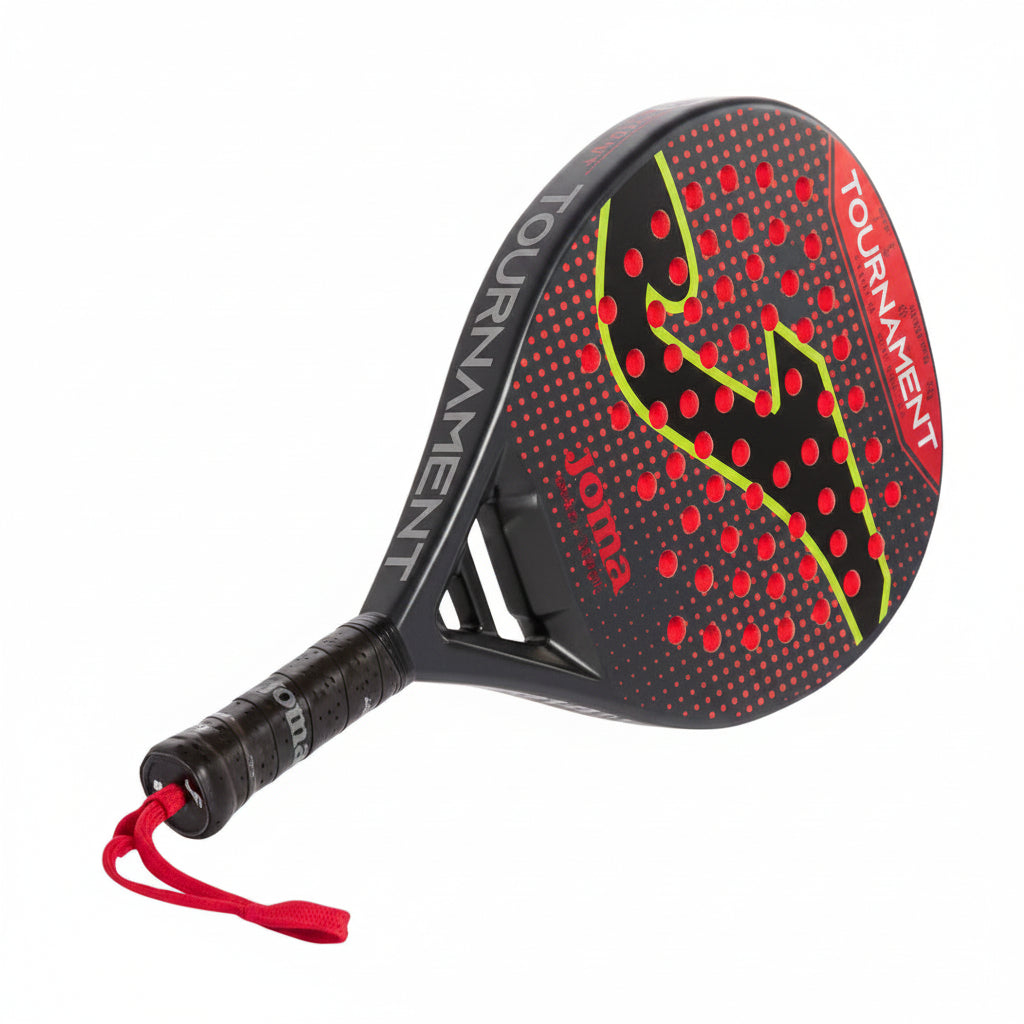 Pala Padel Joma Tournament Flex Negro Rojo