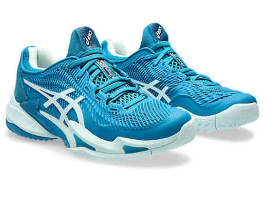 Zapatilla Asics Mujer Court FF 3 Clay Teal Blue White