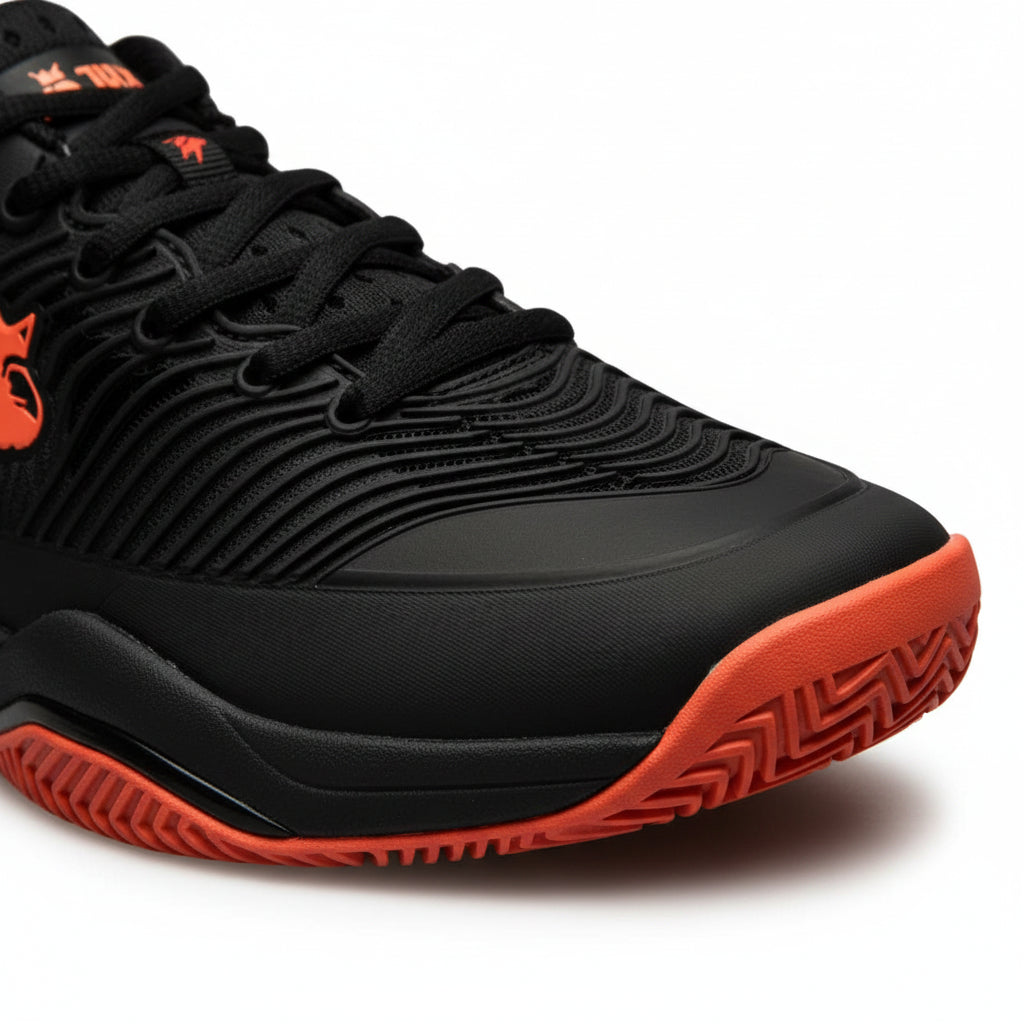 Zapatilla de Tenis ORTAK Tilki Negro Naranjo