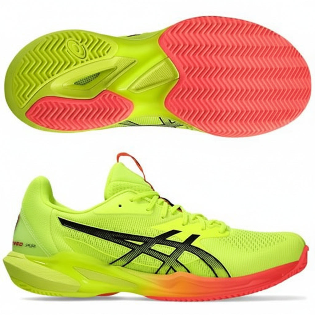 Zapatillas Asics Mujer Solution Speed FF 3 Clay Paris Safety Yellow Black